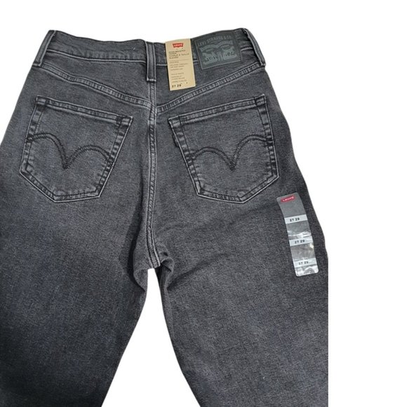 new Levi's HIGH - WAISTED TAPER  WOMEN'S JEANS size 27 - Picture 6 of 11